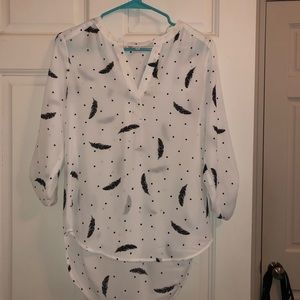 Feather blouse
